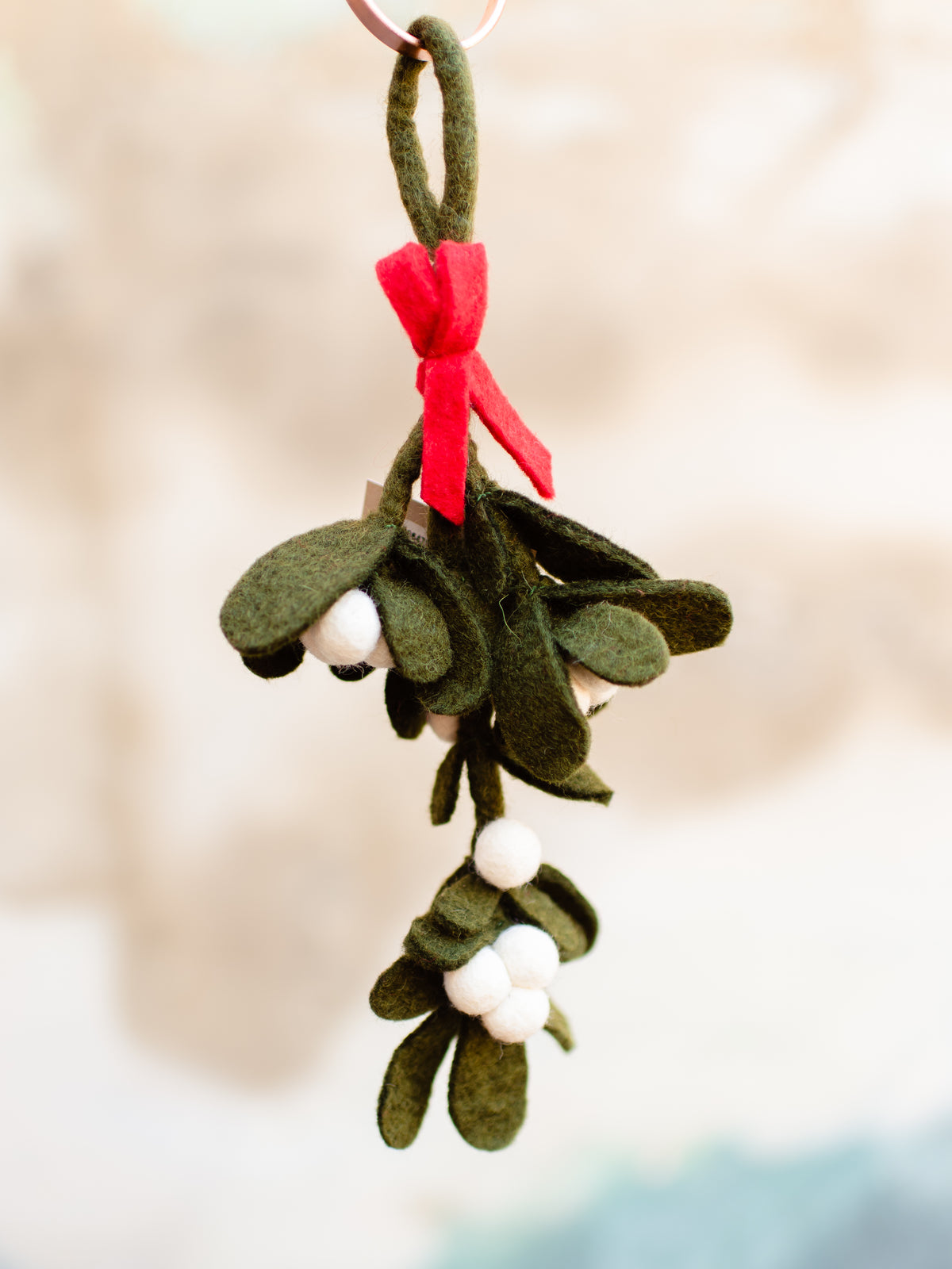 Felt Mistletoe Ornament