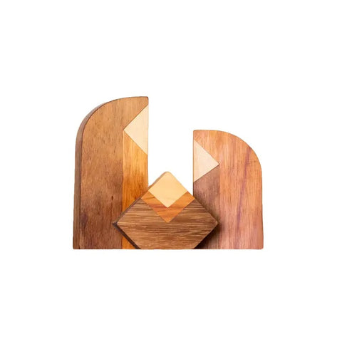 Holy Family Modern Wood Nativity Scene