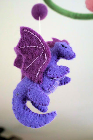Felt Mobile - Flying Dragons