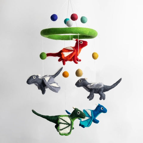 Felt Mobile - Flying Dragons