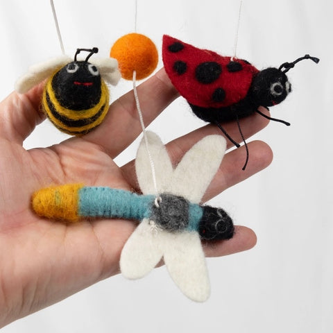 Felt Mobile - Garden Friends