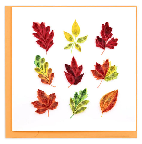 Fall Foliage Quilling Card