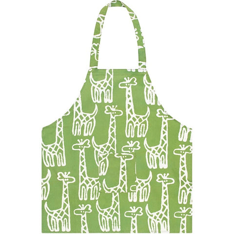 Kid's Apron - Olive Giraffe