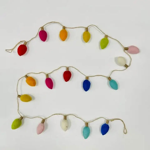 Vintage Christmas Light Garland