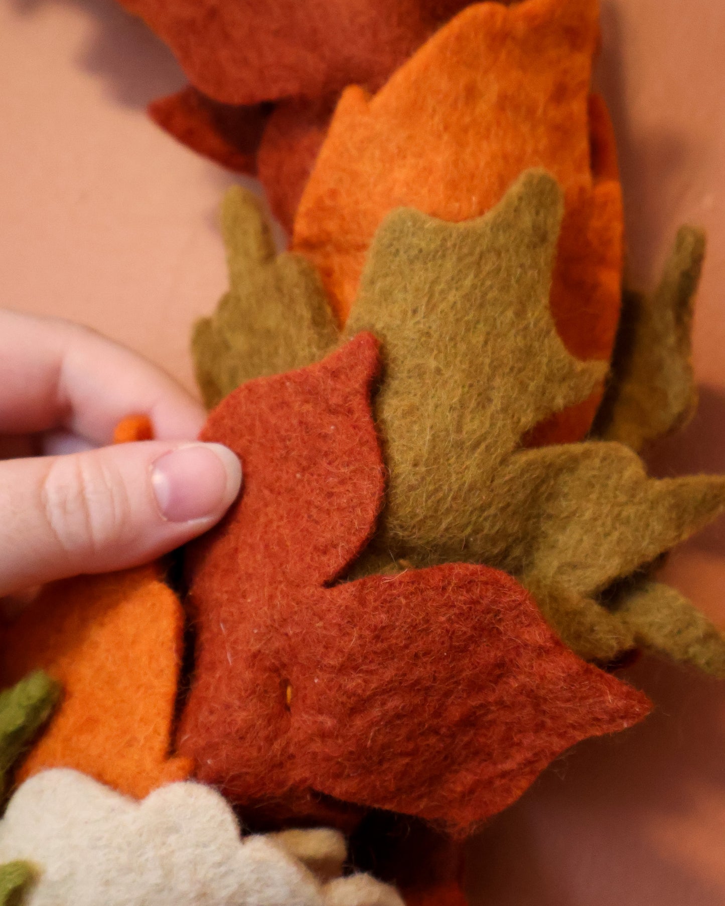Felt Maple Leaf Wreath*