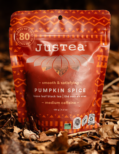 Pumpkin Spice Loose Leaf Tea Stand-Up Pouch