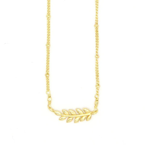 Fern Necklace - Gold