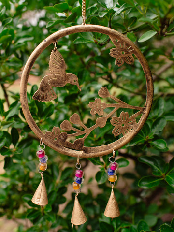 Hummingbird's Garden Wind Chime