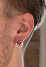 Heart Within Stud Earrings
