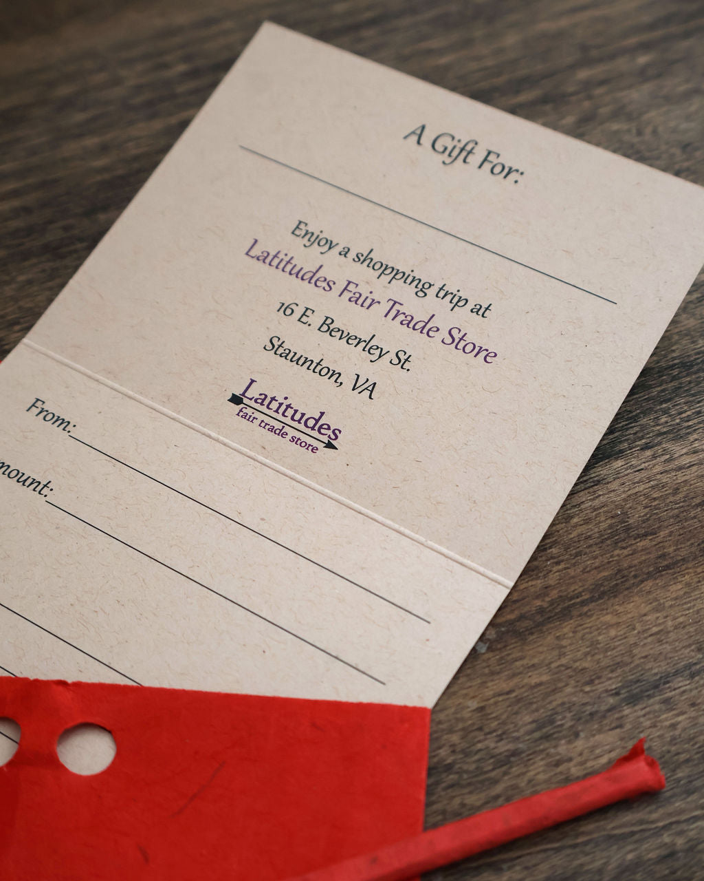 $25 Gift Certificate (In-Store Use Only)