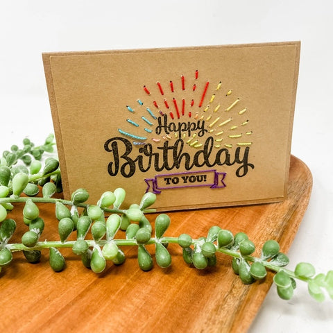 "Happy Birthday To You" Greeting Card