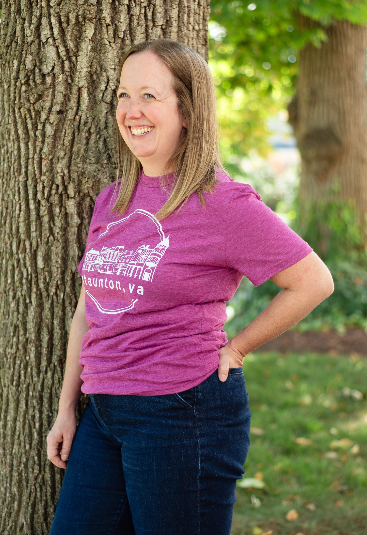 Staunton Unisex Tee - Berry