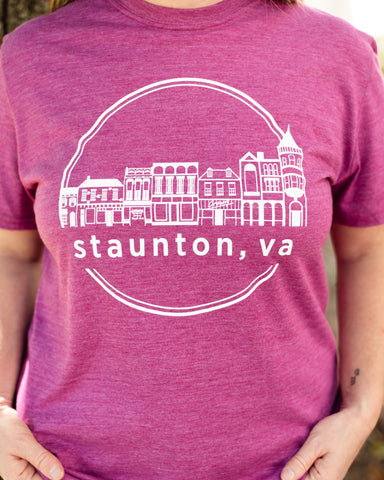 Staunton Unisex Tee - Berry