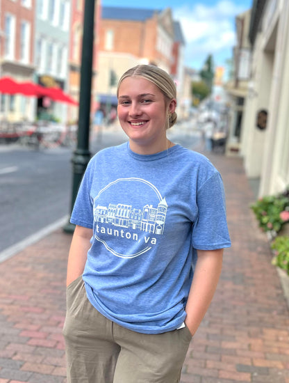 Staunton Unisex Tee - Light Blue XL