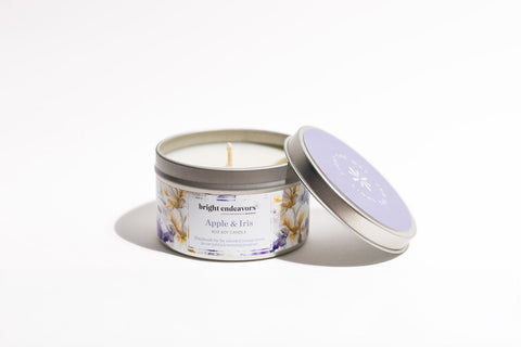 Apple & Iris Soy Candle