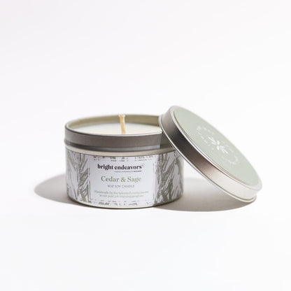 Cedar & Sage Soy Candle 4OZ