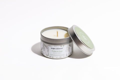 Cedar & Sage Soy Candle