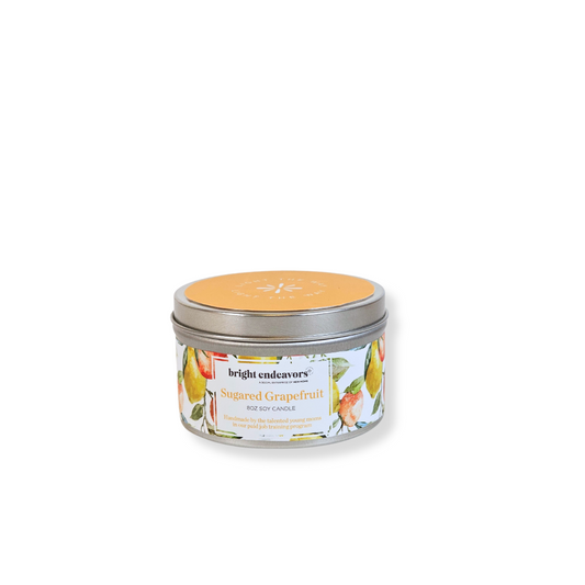 Sugared Grapefruit Soy Candle 4OZ