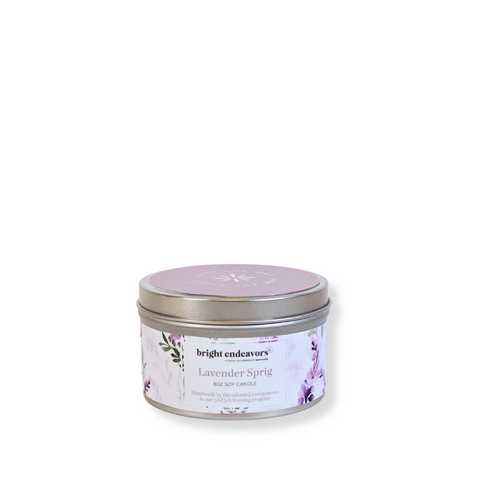 Lavender Sprig Soy Candle