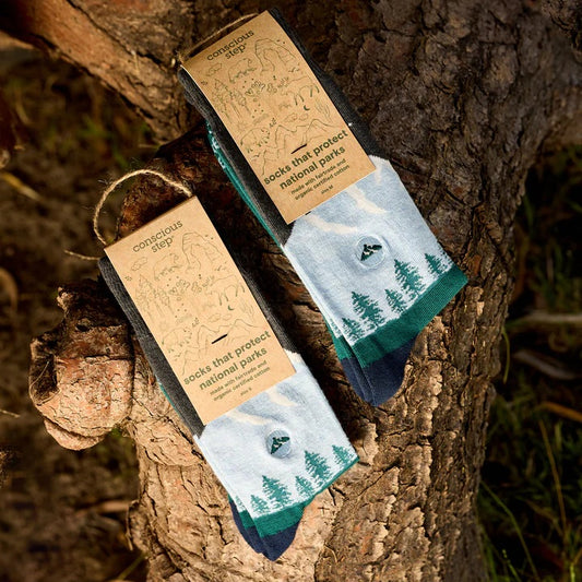 National Park Socks Small Blue Mountain