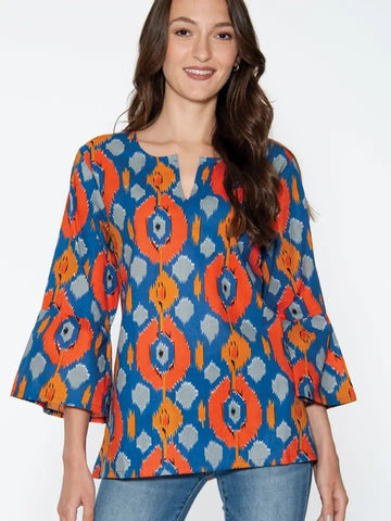 Kala Tunic - Navy Blue Multi