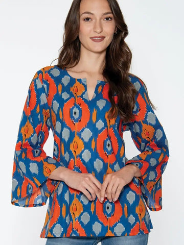 Kala Tunic - Navy Blue Multi