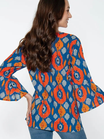 Kala Tunic - Navy Blue Multi