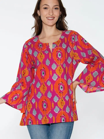 Kala Tunic - Fuchsia Multi