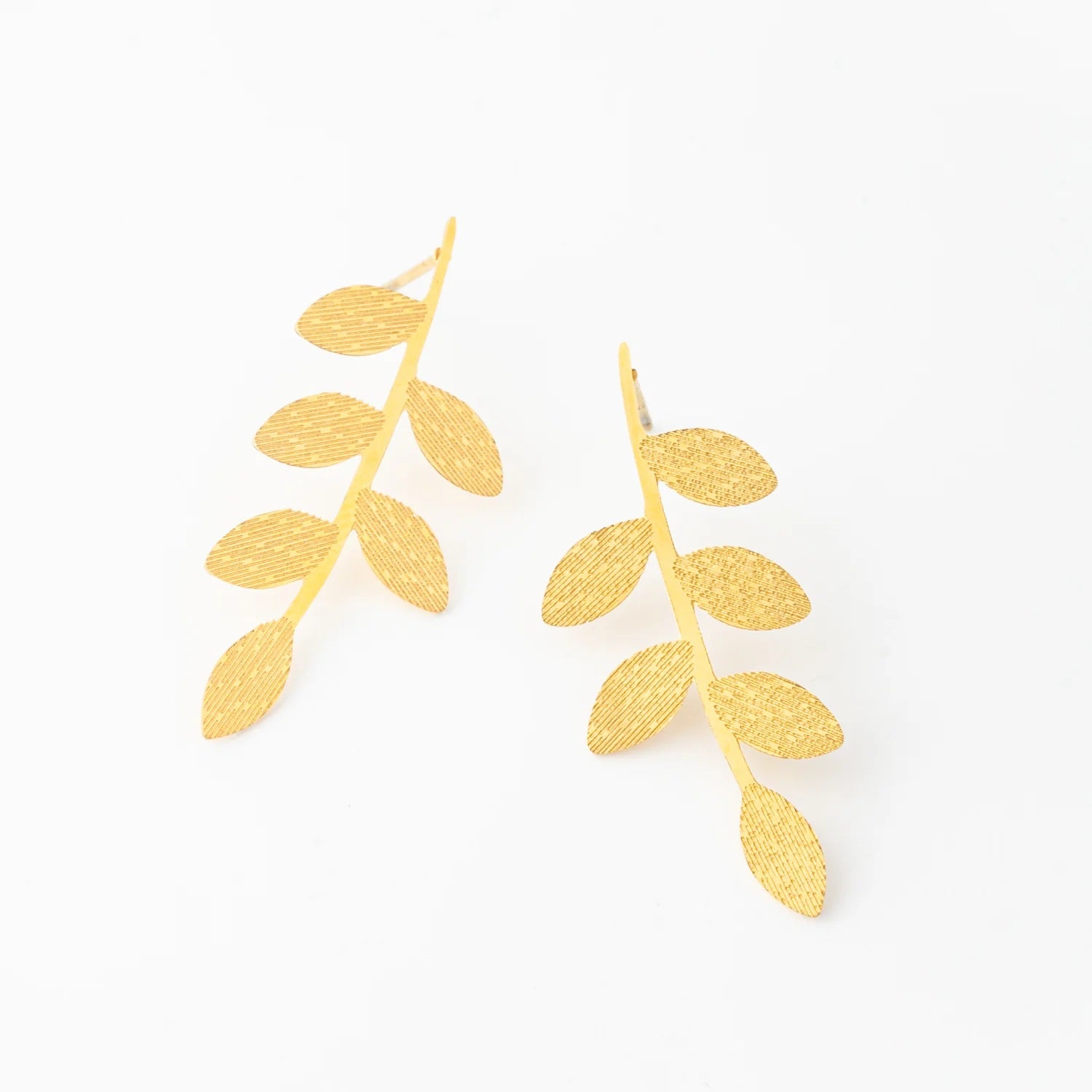 Flourish Vine Leaf Earrings