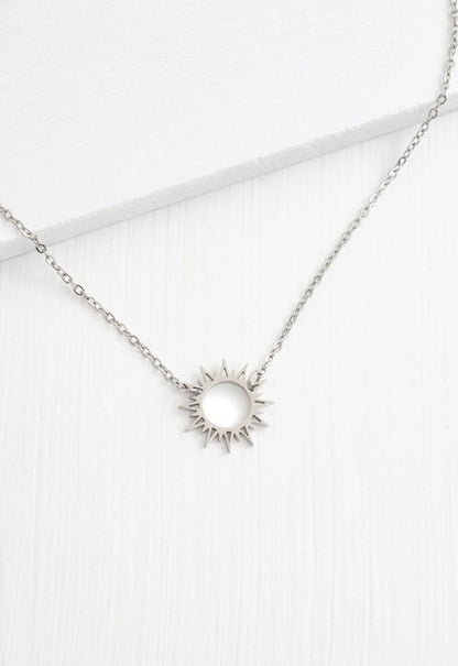 Mallory Silver Necklace