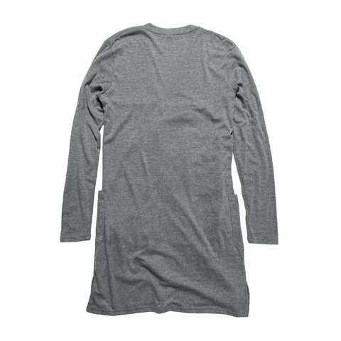 Triblend Rib Cardigan - Heather Grey