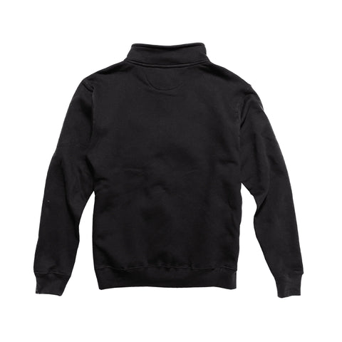 1/4 Zip Fleece Pullover - Black