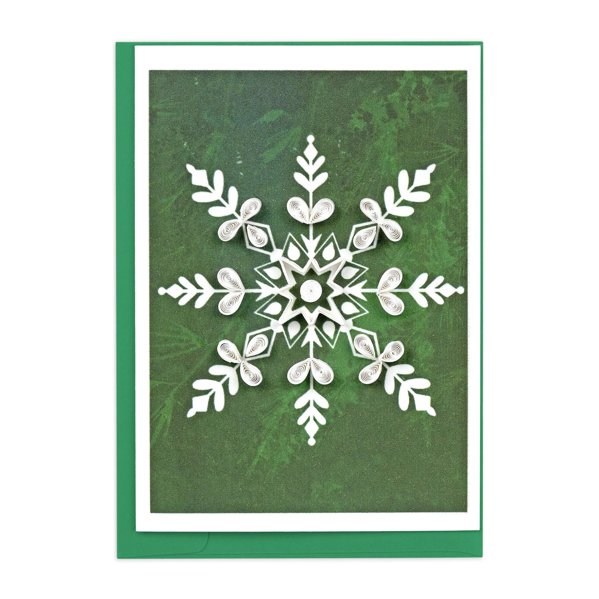 Snowflake On Pine Gift Enclosure