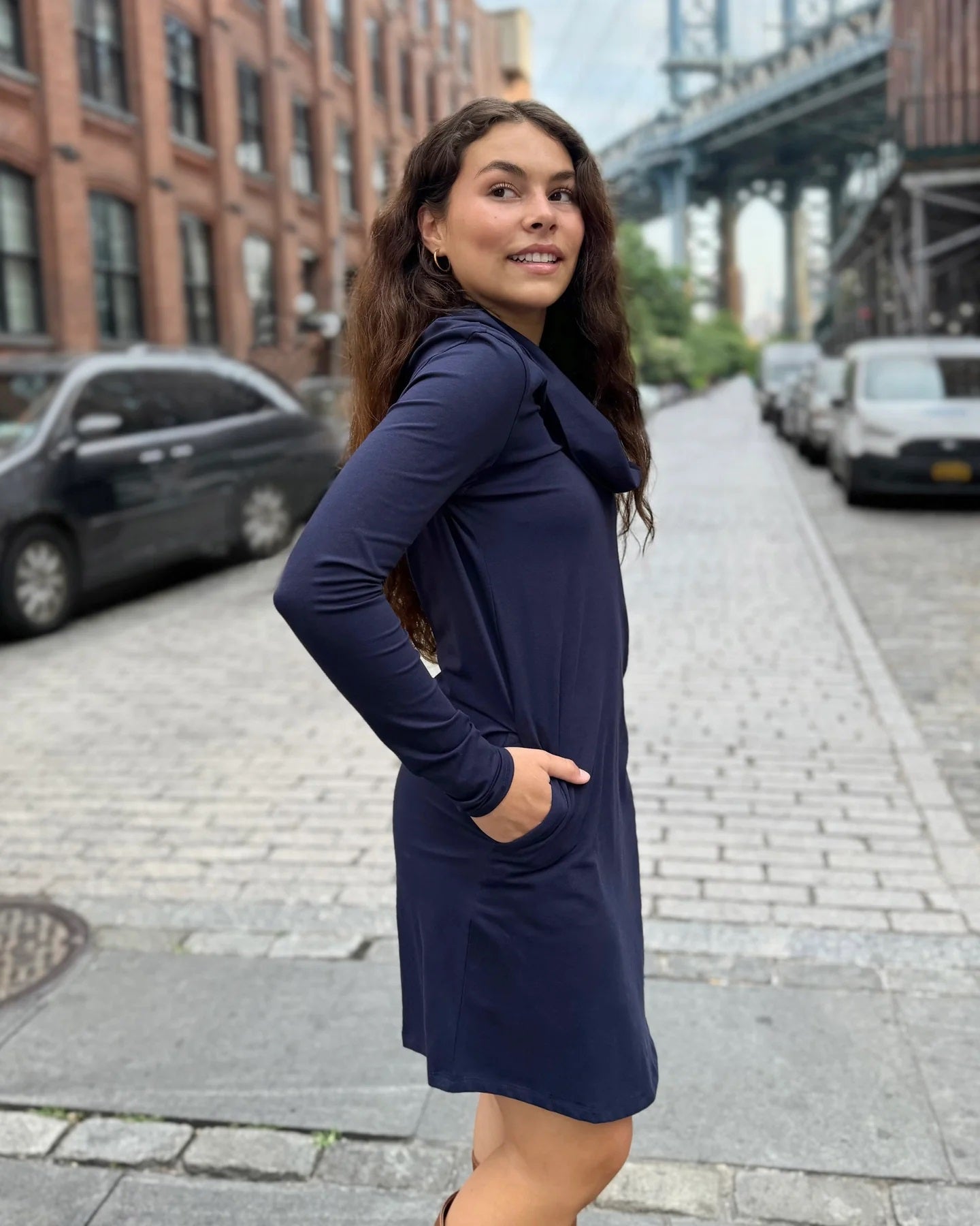 Bennett Dress - Navy