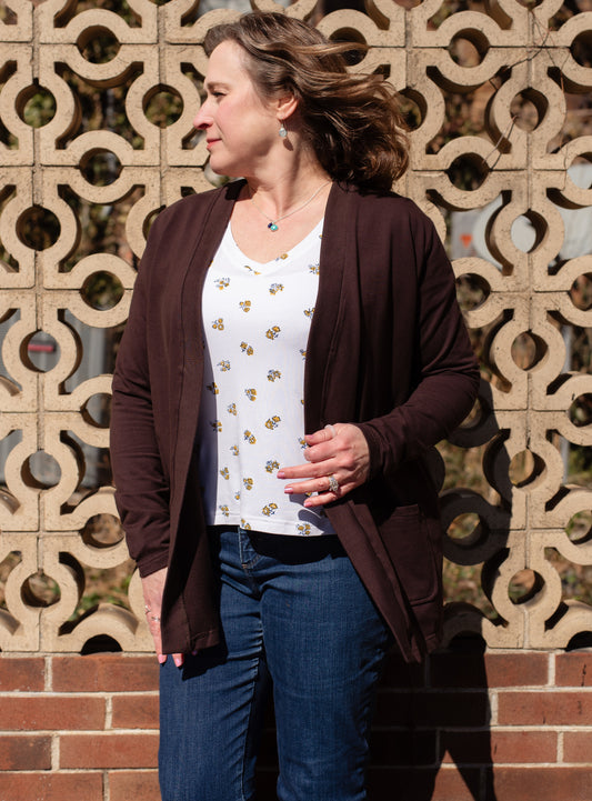 Kaede Cardigan - Chocolate Torte