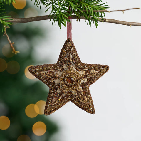 Modern Victorian Star Ornament