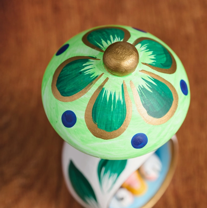 Mini Mushroom Ceramic Nativity