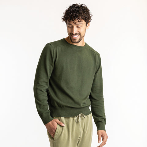 Classic Crew Sweater - Pine