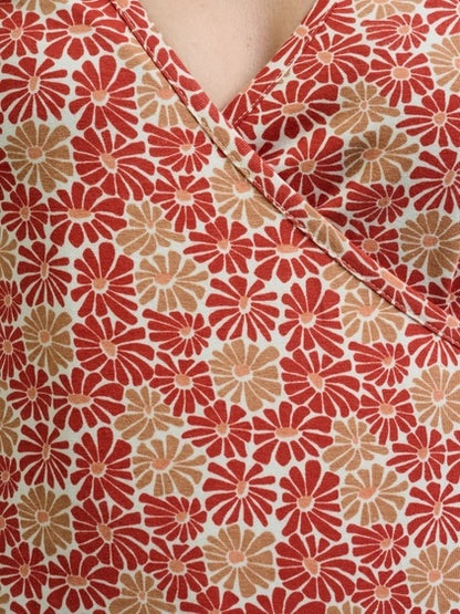 Gianna Wrap Top - Matisse Vermillion