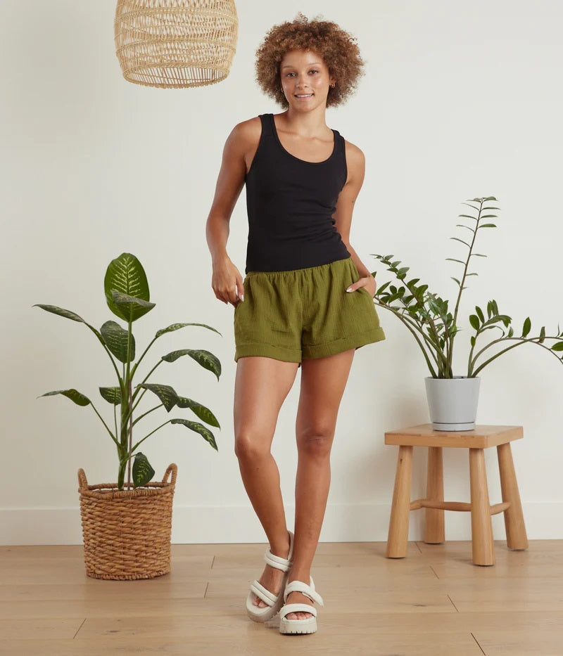 Geo Short - Olive