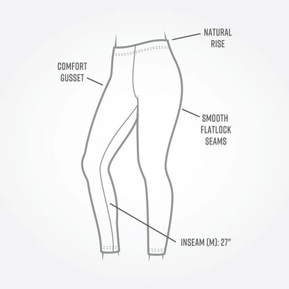 Base Layer Ankle Leggings - Black