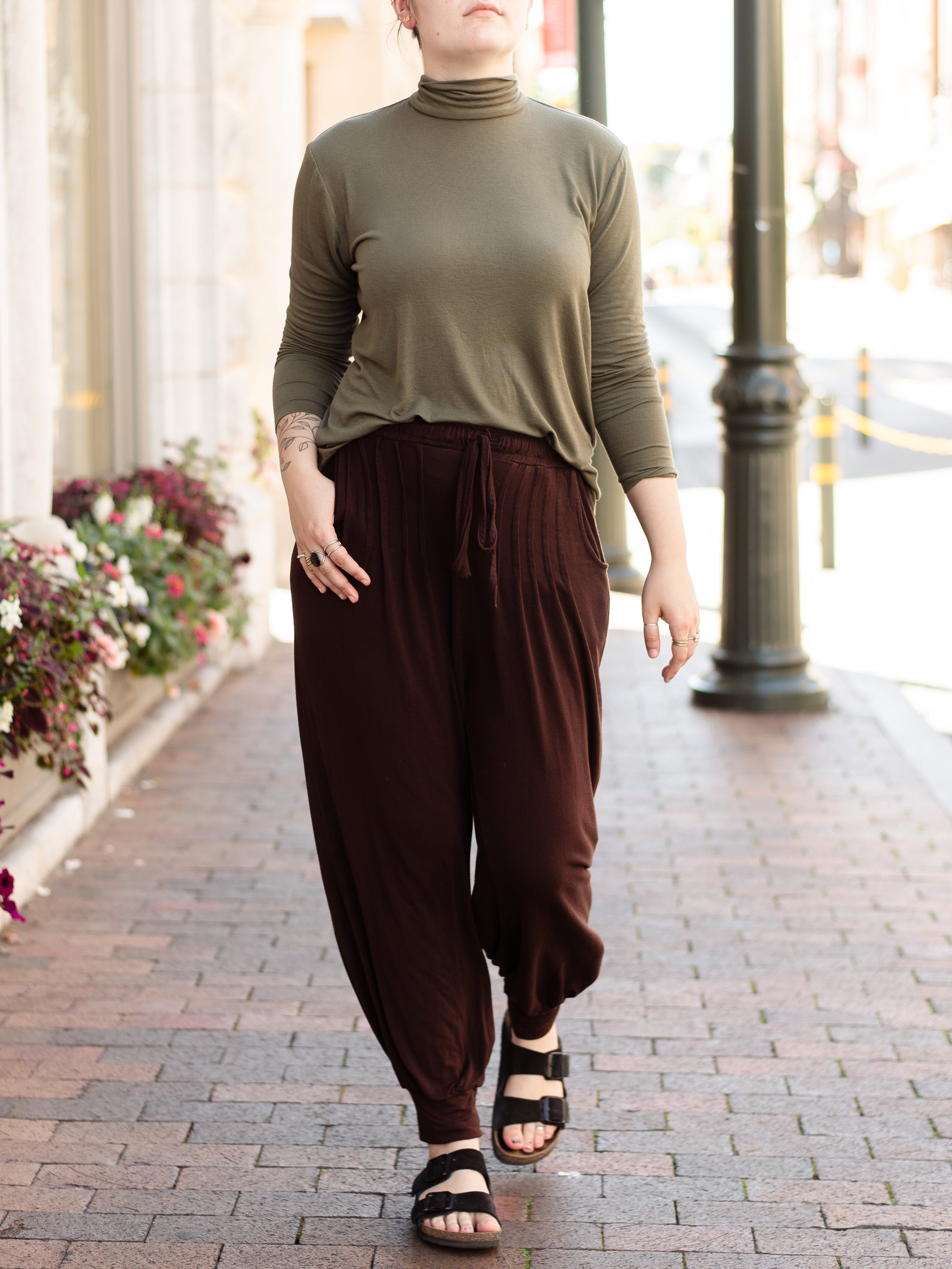 Solid Jenny Pants Brown