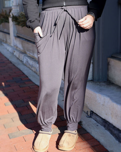 Solid Jenny Pants Gray
