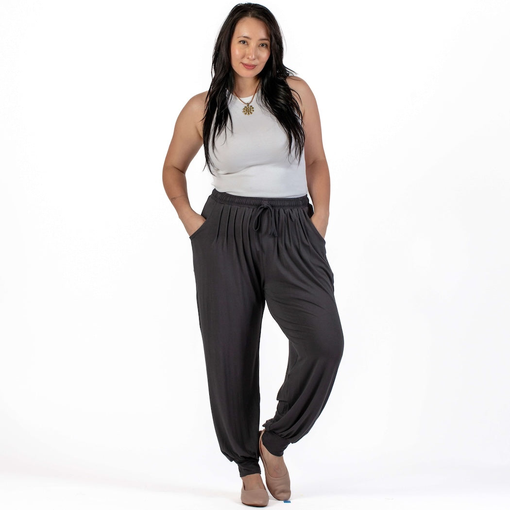Solid Jenny Pants Gray
