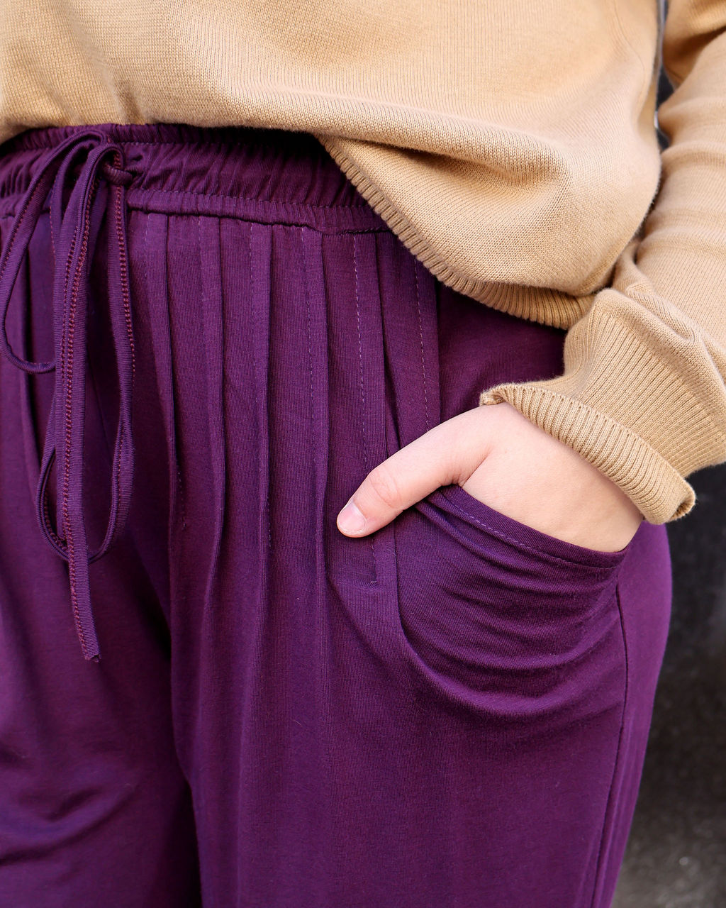Solid Jenny Pants