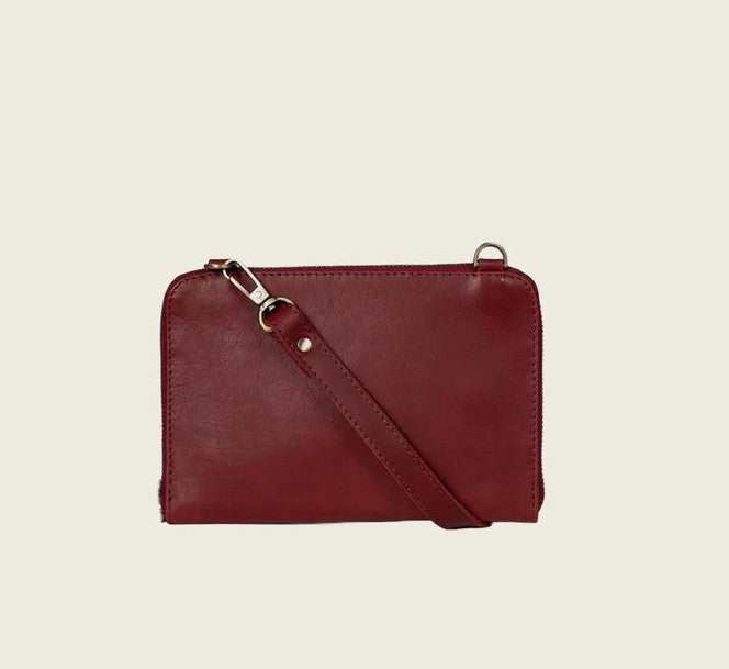 Crossbody Leather Wallet