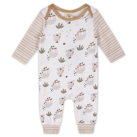 Sloth & Koala Raglan Baby Jumpsuit