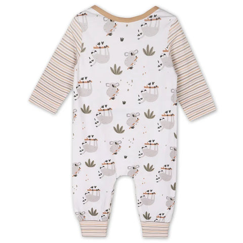 Sloth & Koala Raglan Baby Jumpsuit