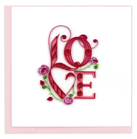 Quilled Love Card