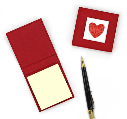 Heart Sticky Note Pad Cover